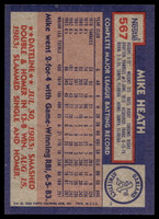 1984 Topps Nestle #567 Mike Heath Near Mint+ 
