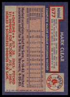 1984 Topps Nestle #577 Mark Clear Near Mint+ 