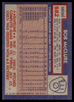 1984 Topps Nestle #582 Bob McClure Near Mint+ 