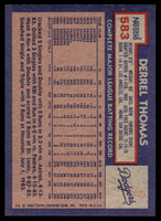 1984 Topps Nestle #583 Derrel Thomas Near Mint+ 