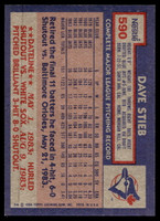 1984 Topps Nestle #590 Dave Stieb Near Mint+ 