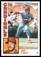 1984 Topps Nestle #593 Jeff Lahti Near Mint+ 