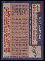 1984 Topps Nestle #634 Mike A. Marshall Near Mint+ 