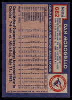 1984 Topps Nestle #682 Dan Morogiello Near Mint+ 