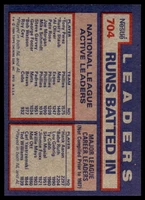1984 Topps Nestle #704 Tony Perez/Rusty Staub/Al Oliver Near Mint+ 