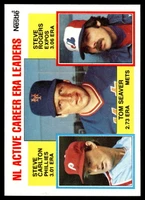 1984 Topps Nestle #708 Tom Seaver/Steve Carlton/Steve Rogers Near Mint+ 
