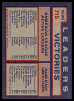 1984 Topps Nestle #715 Jim Palmer/Don Sutton/Tommy John Near Mint+ 
