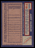 1984 Topps Nestle #719 Andy Hassler Near Mint+ 