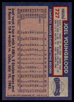 1984 Topps Nestle #727 Joel Youngblood Near Mint+ 