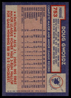 1984 Topps Nestle #753 Doug Gwosdz Near Mint+ 