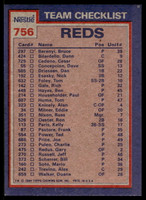 1984 Topps Nestle #756 Ron Oester/Mario Soto Near Mint+ 