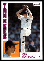 1984 Topps Nestle #761 John Montefusco Near Mint+ 