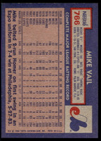 1984 Topps Nestle #766 Mike Vail Near Mint+ 
