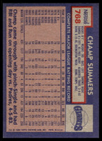 1984 Topps Nestle #768 Champ Summers Near Mint+ 