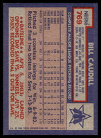 1984 Topps Nestle #769 Bill Caudill Near Mint+ 