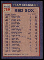 1984 Topps Nestle #786 Wade Boggs/Bob Ojeda Near Mint+ 