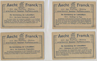 circ. 1900's German  Aecht Franck Coffee  The Development of Airship Travel  Set of 12  #*sku37653