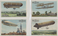 circ. 1900's German  Aecht Franck Coffee  The Development of Airship Travel  Set of 12  #*sku37653