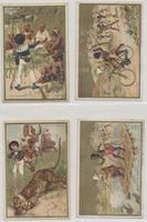 circ. 1900's Paris, France  Au Bon Marche  Adventures in Africa  Lot of 18  #*sku37654