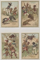 circ. 1900's Paris, France  Au Bon Marche  Adventures in Africa  Lot of 18  #*sku37654