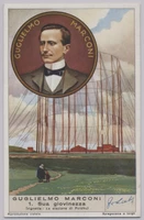 circ. 1890's Italy  Guglielmo Marconi Italian Inventor & Radio Pioneer  #*sku37659