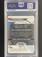 2023 Finest #24 Corbin Carroll Diamondbacks PSA Signed RC