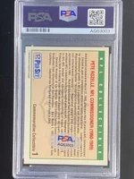 1989 Pro Set #1 Pete Rozelle Commissioner PSA Authenticated Signed
