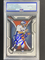 2012 Topps Strata #60 Peyton Manning Broncos PSA Authenticated Signed