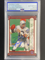 1999 Bowman #70 Peyton Manning Colts PSA Authenticated Signed