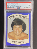 1982 Wrestling All Stars Series B #30 Dino Bravo PSA 7 Near Mint ID: 524932