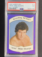 1983 Wrestling All Stars #12 Iron Mike Sharpe PSA 7 Near Mint