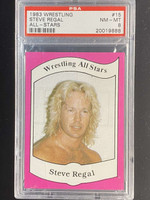 1983 Wrestling All Stars #15 Steve Regal PSA 8 NM-Mint