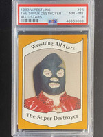 1983 Wrestling All Stars #26 The Super Destroyer PSA 8 NM-Mint