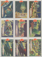 1958 Topps Target Moon Salmon/Pink Backs 12/44 and 2 duplicates  #*sku37663
