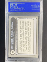1981 Fleer Star Stickers #43 Mike Schmidt Phillies PSA 8 NM-Mint Rose Bowa Triple Threat