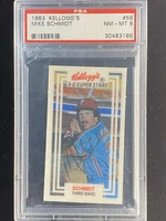 1983 Kellogg's #58 Mike Schmidt Phillies PSA 8 NM-Mint