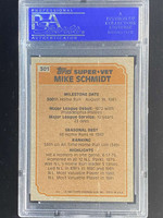 1983 Topps #301 Mike Schmidt Phillies PSA 9 Mint Super Veteran