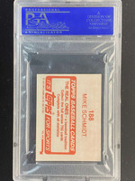 1984 Topps stickers #188 Mike Schmidt Phillies PSA 8 NM-Mint
