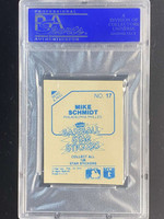 1985 Fleer Star Stickers #17 Mike Schmidt Phillies PSA 8 NM-Mint