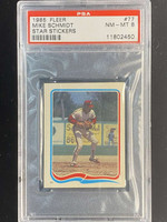 1985 Fleer Star Stickers #77 Mike Schmidt Phillies PSA 8 NM-Mint