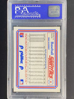 1986 Sportflics #44 Mike Schmidt Phillies PSA 8 NM-Mint