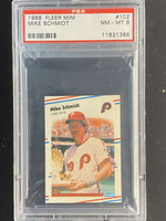 1988 Fleer Mini #102 Mike Schmidt Phillies PSA 8 NM-Mint