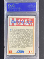 1988 Score Glossy #657 Mike Schmidt Phillies PSA 9 Mint