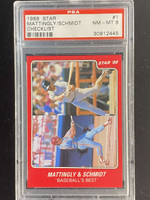 1988 Star #1 Mike Schmidt Phillies PSA 8 NM-Mint Mattingly/Schmidt Checklist