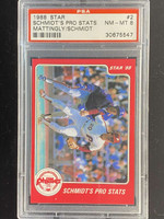 1988 Star #2 Mike Schmidt Phillies PSA 8 NM-Mint Schmidt's Pro Stats