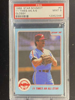 1988 Star #3 Mike Schmidt Phillies PSA 9 Mint 11 Times an All-Star Glossy