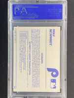 1988 Star #54 Mike Schmidt Phillies PSA 9 Mint Silver Edition