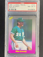 1989 Classic Travel #153 Mike Schmidt Phillies PSA 8 NM-Mint Update 2 ID: 525157