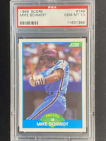 1989 Score #149 Mike Schmidt Phillies PSA 10 Gem Mint