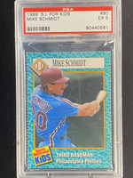 1989 S.I. For Kids #90 Mike Schmidt Phillies PSA 5 EX